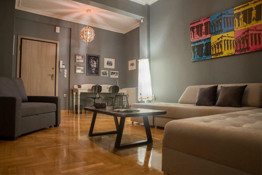 Modern & Stylish Apt At The Heart Of Athens Apartment Bagian luar foto