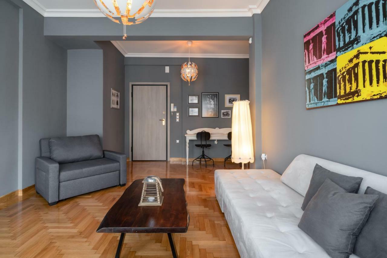 Modern & Stylish Apt At The Heart Of Athens Apartment Bagian luar foto